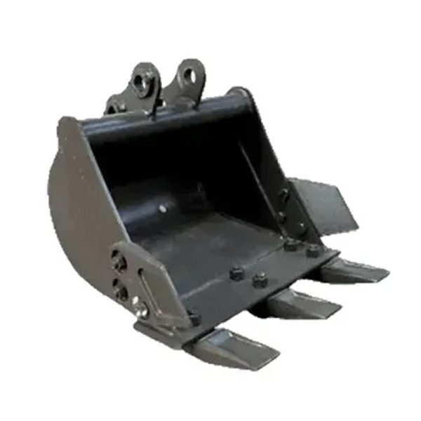Balde 500 mm o pala para miniexcavadoras, como repuesto o accesorio ideal para grandes cargas.