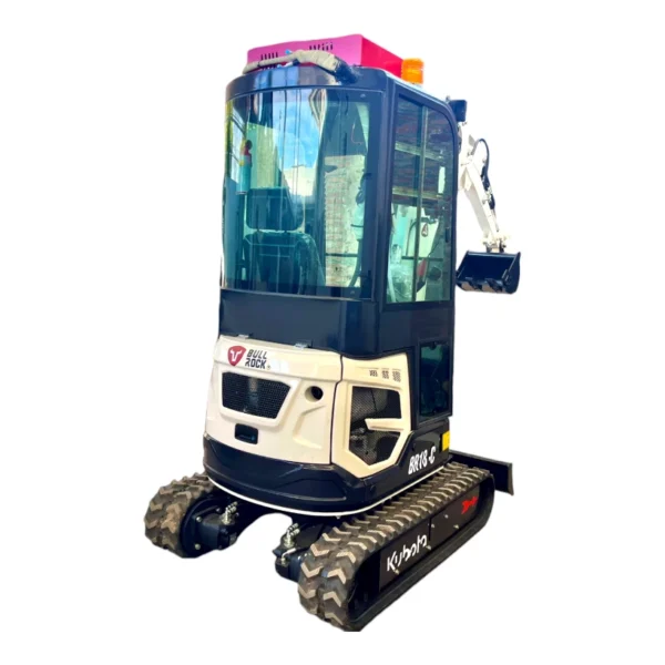 mini excavadora kubota para trabajos de construcción y agricultura
