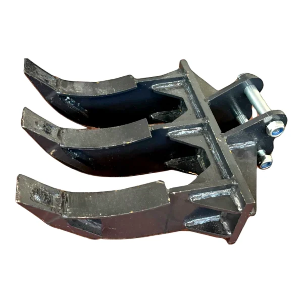 tridente para mini excavadora, accesorio y repuesto