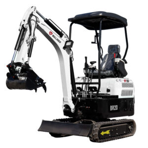 mini excavadora br20 para trabajos de construcción y agricultura